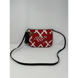 Brighton Red and White Crossbody Bag